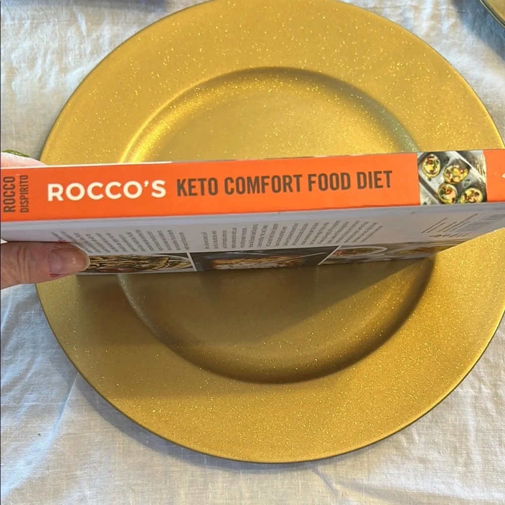 Rocco's Keto-Comfort Food Diet Book; Hardcover and Like New Condition!